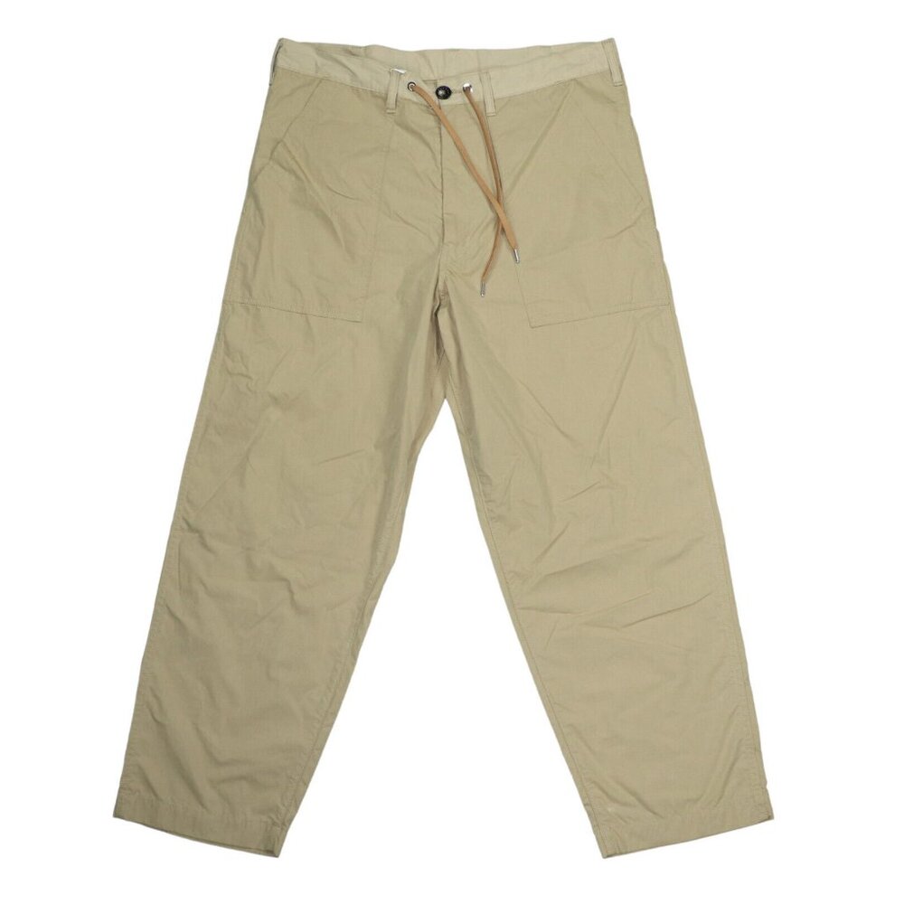 FUMITO GANRYU Cargo Taper Leg 28" Inseam Men's Woven Military Pants NWT
